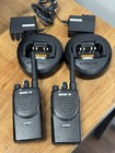 Set Of 2 Working Motorola Bearcoms Bc300d Digital  Radio  Dock Power Adapter
