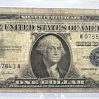 1957 Silver Certificate  Vintage  1 One Dollar Bill Vintage Antique U s  Dollar 