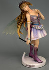 Faerie Glen Fg865 Figurine  Purple Dress  Staff   Imagine   Hand Made