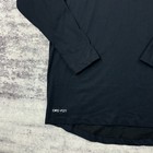 Nwt Nike Dri-fit Hooded Long Sleeve Tee Men s Small Black Cj1696-010 Msrp  45