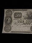 1800   s Sussex Bank Newton State Of New Jersey  50 Obsolete Banknote Currency