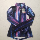 Nwt Nike Pro Women   s Drifit Hyperwarm Training Top Xs Aurora 1 2 Zip Long Sleeve