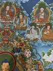 36  Tibet Tibetan Cloth Silk Buddhism Sakyamuni Buddha Tangka Thangka Mural 129