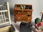 Vintage Lot Of Miniature Dollhouse Items - Mixed Lot W furniture   Accessories