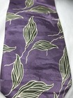 Vintage International Passport Italian Silk Tie Necktie   Purple Tropical   Usa