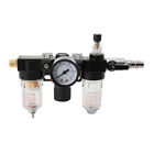 1 4  Air Compressor Filter Oil Water Separator Trap Filter Tool  Regulator Gauge