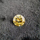 2 Ct Natural Yellow Diamond     Round Cut 8 50mm  Vvs1 Clarity  D Color  Certified