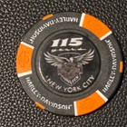 115th Anniversary Harley Davidson New York City  black  Poker Chip Closed