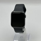 Apple Watch  series 5  44mm Black Stainless Steel W black Sport  lte - Very Good
