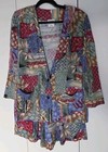 Vintage Koret Patchwork Culottes Set Two Piece Artsy Abstract Lagenlook