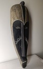 African Tribal Wall Wooden Mask From Gabon