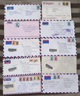 10 Piece United Arab Emirates To Bangladesh By Air Mail Cover For Collection