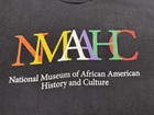 Vintage Nmaahc Shirt Mens L Black National Museum Graphic Heavyweight Cotton