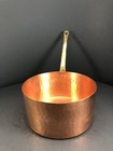 Copperbull Hammered Copper Pot  Pan Brass Handle Made In Istanbul 1 75 Quart