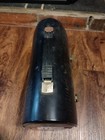 Vintage Lunchbox The American Thermos Bottle Co Norwich Usa Black Dome Top Metal