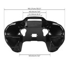Vivid Black Inner   Outer Fairing Fit For Harley Touring Road Glide Fltr 2015-23