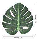 24 Pack Green Palm Leaves Artificial Palm Leaves Faux Palm Fronds Style 20