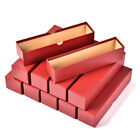 For 2x2 Coin Holders Flips   Slides Red 10pcs 9inch Cardboard Storage Box Boxe