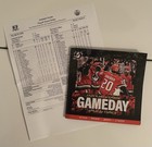 2026 Playoffs R1 Anaheim Ducks Vs Oilers Gameday Program - Leo Carlsson Poster