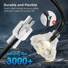 Islewire 15 Ft Outdoor Extension Cord With Multiple Outlets  12 15ft  Black