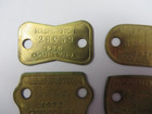 Vintage 1970 s Lot Dog Tag License Tax Registration Washington Co   Pennsylvania