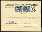 Slovakia Bratislava Franked Cover  j17 Postage Due 1943 German Occupation Wwii