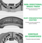 Front   Rear Brake Shoes Honda Atc200 Atc200es Atc200m Atc185 Atc125m 1980-1987