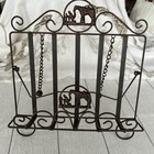 Metal Book Holder Stand For Cookbook Or Bible Cowboy Church Western Theme  Euc