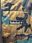 Timberland Kids Camouflage Hooded Zip Puffer Jacket S  8  Polyester