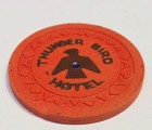 Unique -  5 Chip - Thunderbird Thunder Bird Hotel Casino - Las Vegas Nevada Nv
