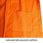 Black Stallion Fo9-30c 9 Oz Fr Cotton Welding Jacket Safety Orange Size Xl