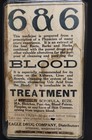 Antique Patent Medicine Drug Bottle 6 6 Blood Treatment Eagle Drug Spokane  Wa
