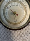 Vintage Taylor Instruments Stormoguide Barometer 1927 Real Wood brass Round 5   