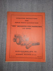 Vintage Allis Chalmers Wd Disc Harrow  Cultivators  3-point Chisel Plow Manuals