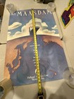 Vintage Ms Maasdam Holland America Cruise Lines Poster Vg  Shape Rare