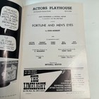 Fortune And Men s Eyes - Actors Playhouse Showcard - Victor Arnold - 1967