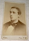 Victorian American Nj Coal Merchant Henry Witte Cdv Photo  Troy  Ny Rare Antique