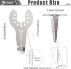 Pneumatic Air Windshield Knife Remover Sealant Cutter Blade-py176-2-pack