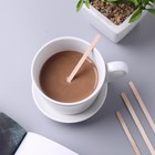1000 Pcs Natural Birchwood Coffee Stirrers Disposable Party Wedding Dinner Sale