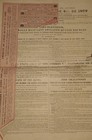 1909 Imperial Russia 1875 Rubles 4 5  Government Bond 10 Obligations