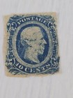1863 U s  Confederate 10 Cent Stamp Blue Ungummed New Scarce 2