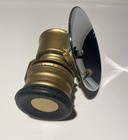 Carbide Premier British Made  Miner  Caving  Spelunking  Brass Colored Head Lamp