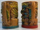 Vintage Tiki Mug Set Of 2 Coffee Cups Colorful
