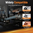 Tube Roll Bender Fit For Flat   Square   Rectangular Pipe Roller Bender