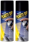 2 Pack Plasti Dip Mulit-purpose Rubber Coating Spray Black 11oz     