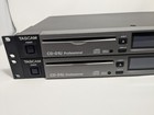 2x Tascam Cd-01u Pro Professional Cd Player W rack Mount Ears - Disc Drive Issue