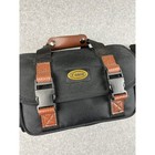 Canon Camera Bag Black Brown Canvas Shoulder Strap Case Leather Vintage