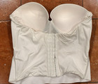 Felina Bridal Push Up 40c White Girdle Corset Bra Top Bustier Lingerie New Nwot