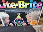 Vintage 1988 Milton Bradley Lite-brite Set W new Magic Screen  Pegs  Templates