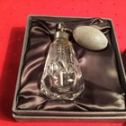 Waterford Crystal Perfume Bottle W atomizer Vintage New In Box